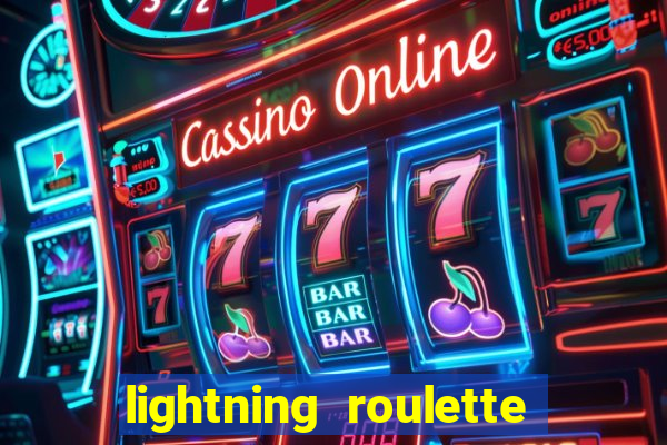 lightning roulette como jogar
